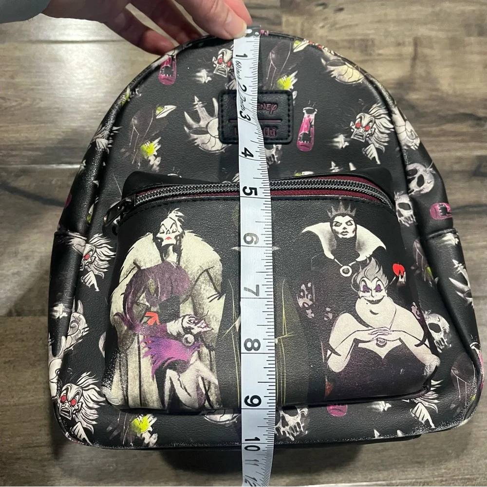 LOUNGEFLY DISNEY VILLAINS MINI BACKPACK MALEFICENT URSULA CRUELLA EVIL QUEEN